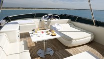 Yacht MARY FOR EVER -  Flybridge Dining
